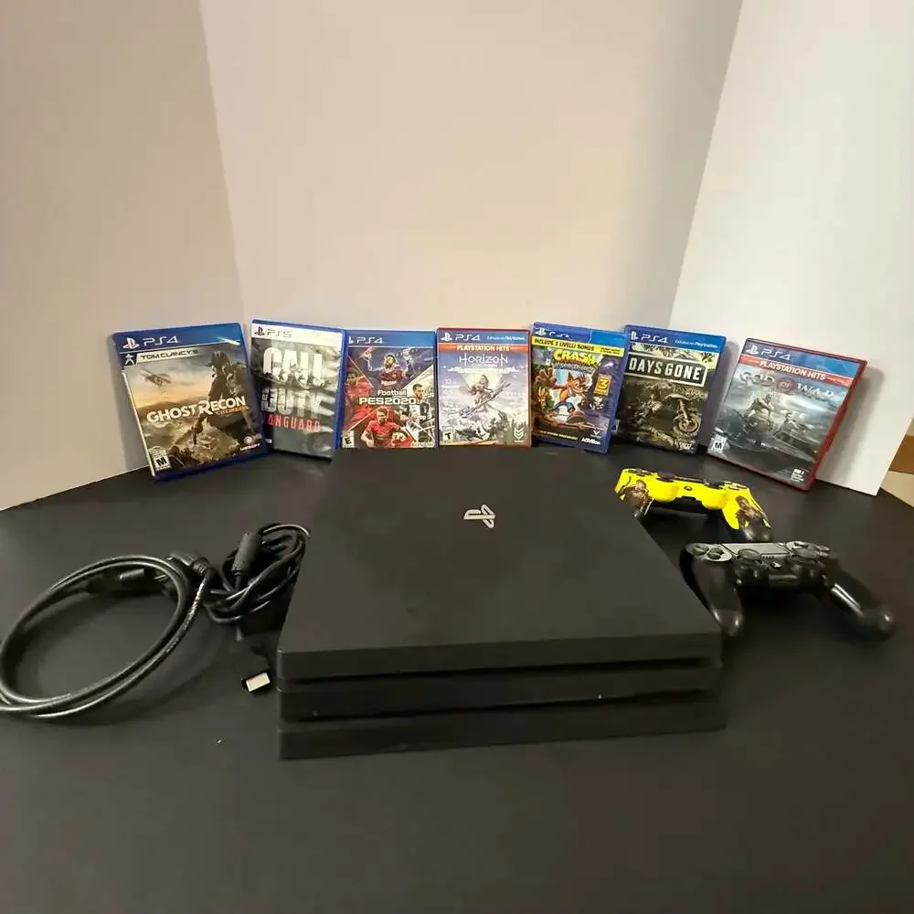 Sony PlayStation CUH-7015B 4 Pro 1TB‎ Console Bundle. Working - READ DESCRIPTION